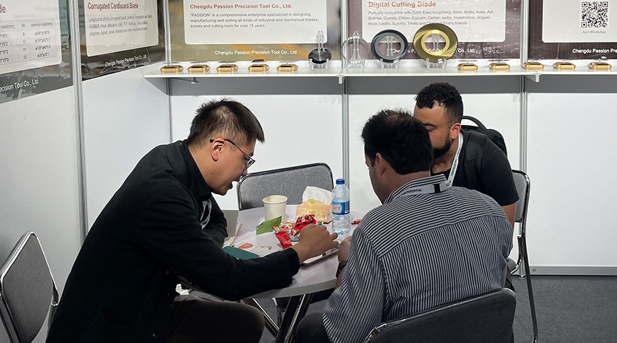 exhibition of cnc digital blade