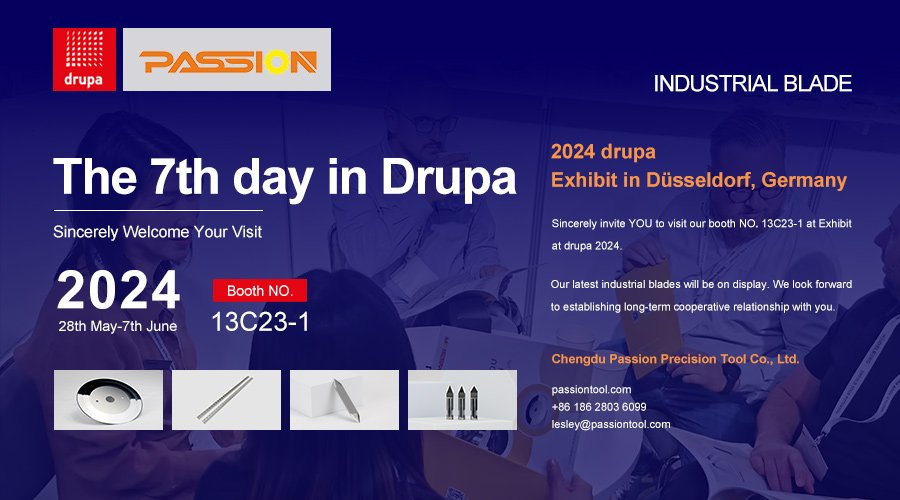 exhibition of corrugated paperboard blade