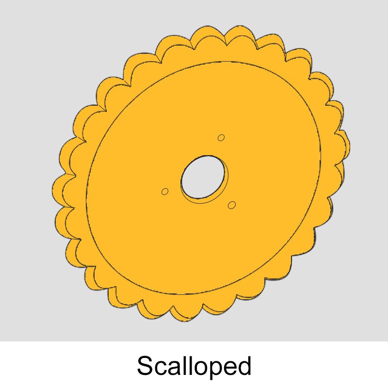 scalloped