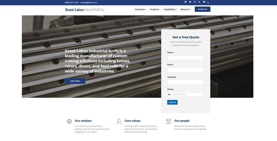 industrial blades