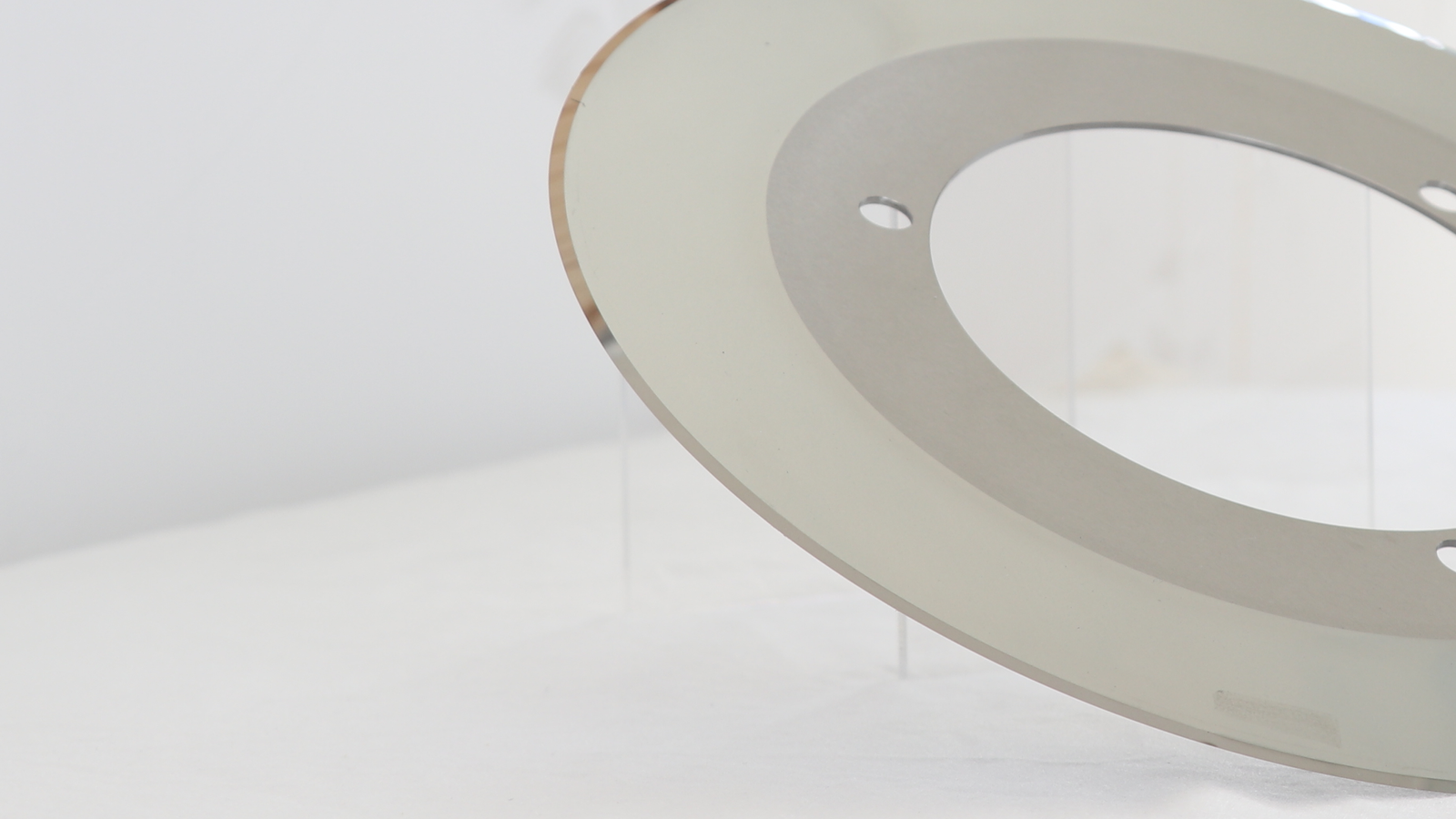 A close-up of a sharp, durable industrial blade edge