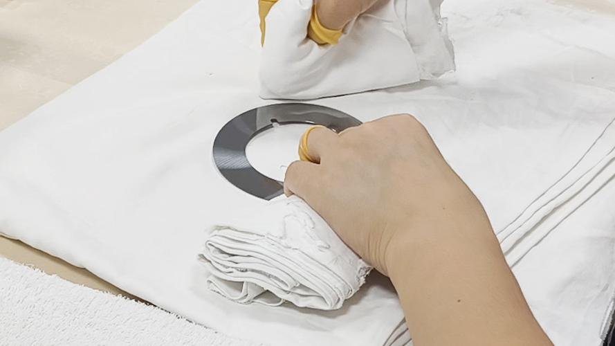 A well-maintained industrial blade gleaming under a factory light