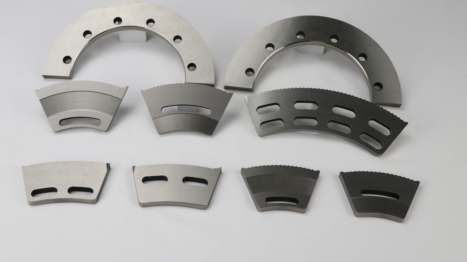 An array of different slotter knives made from various high-performance steel