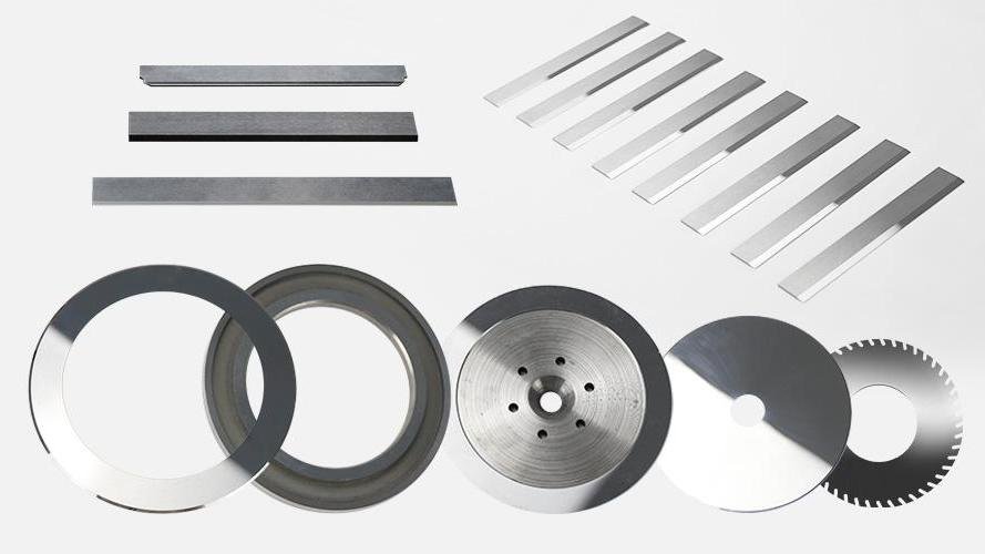 Magnified view of a micro-edge on an industrial blade