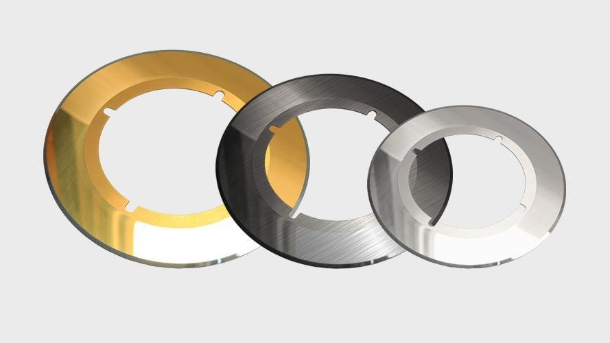 An industrial blade coated in a dark, glossy finish, designed for wet environments.