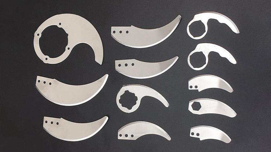 Smoothly designed food grade blade for easy cleaning