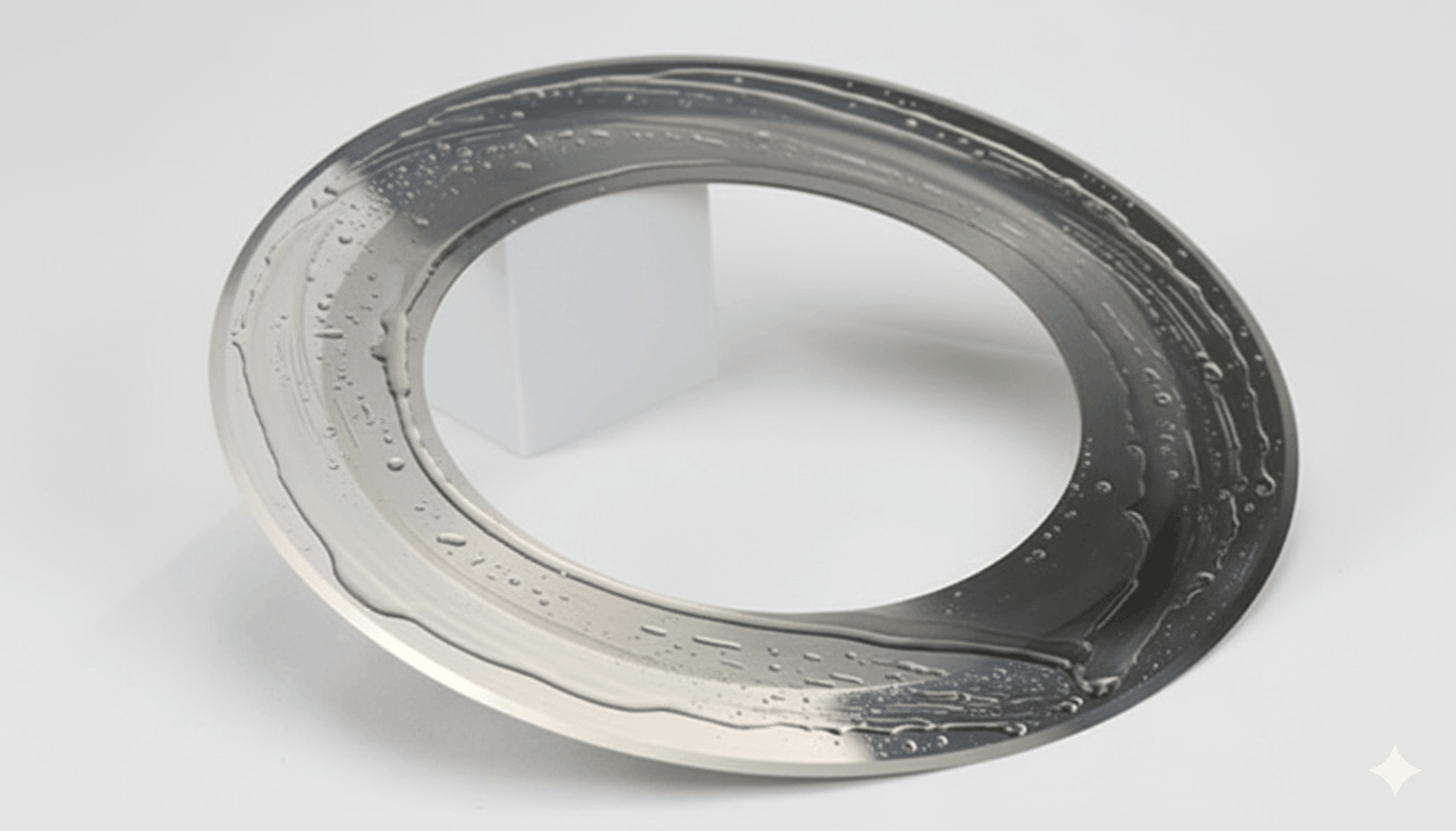 A well-organized blade maintenance and storage area