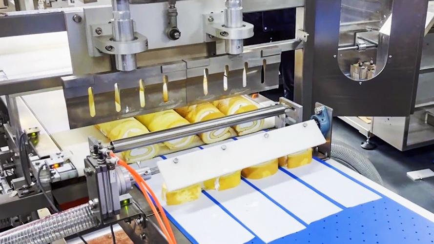 Yellow M-type circular blade for food processing