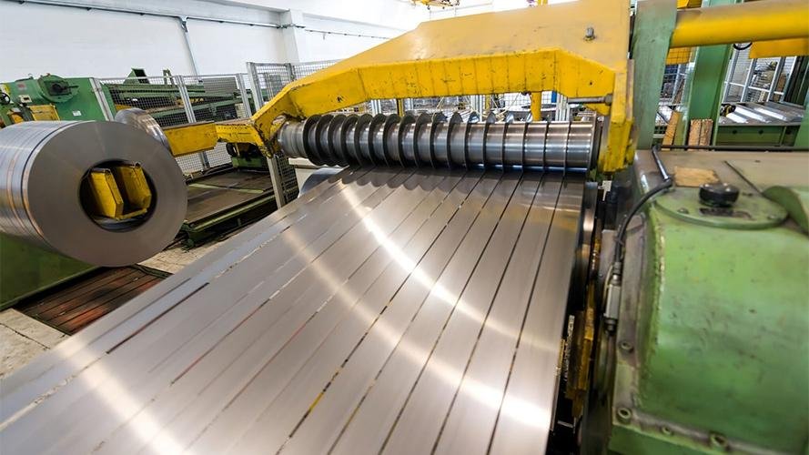 Blue P-type industrial slitting blade cutting steel coil