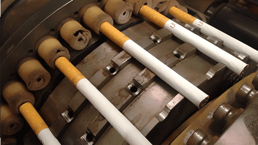 A precision rotary blade used in the tobacco industry.